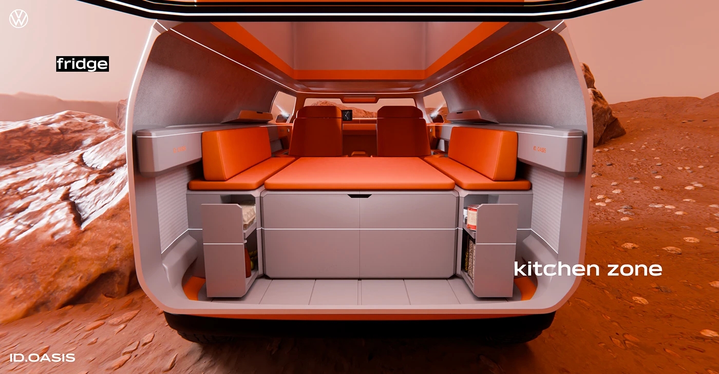 automobile，vehicle，VW ID.OASIS，public，