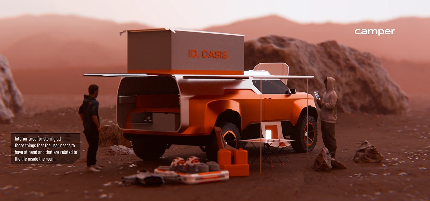 automobile，vehicle，VW ID.OASIS，public，