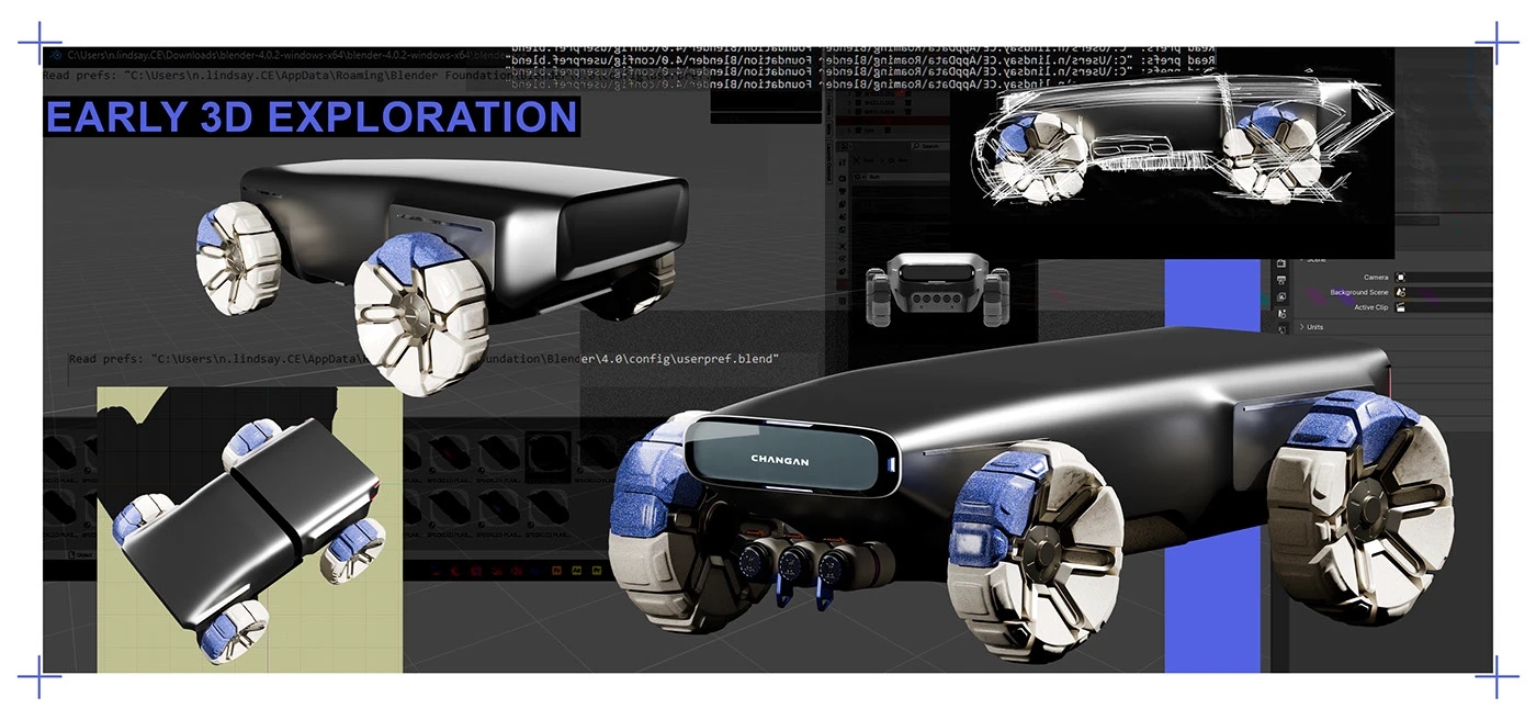 automobile，vehicle，CHANGAN SPACE AGE，conceptual design，