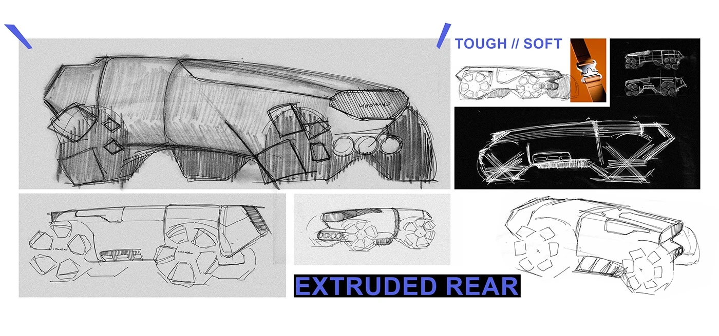 automobile，vehicle，CHANGAN SPACE AGE，conceptual design，