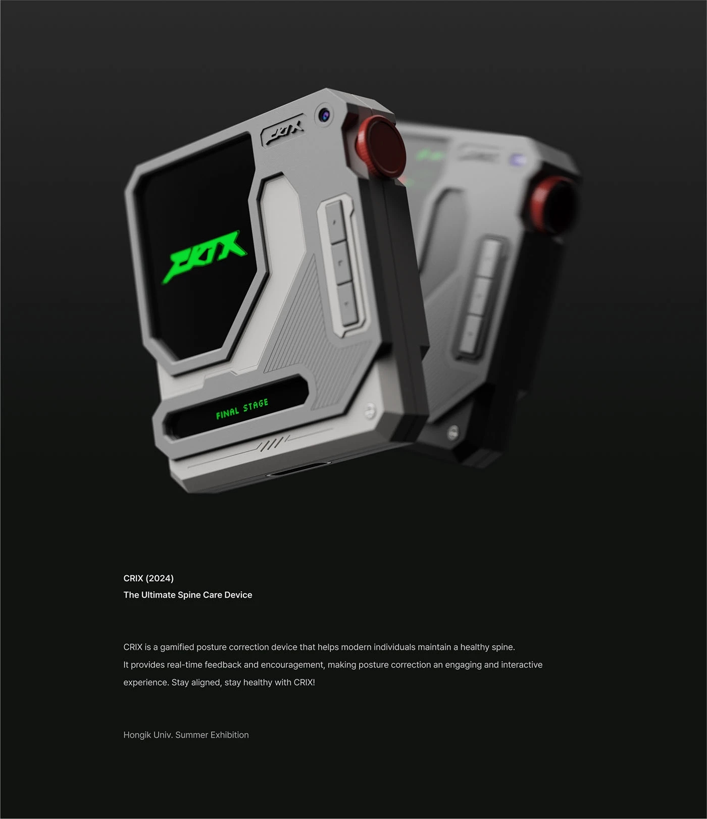 CRIX，Posture correction device，electronic product，Digital，