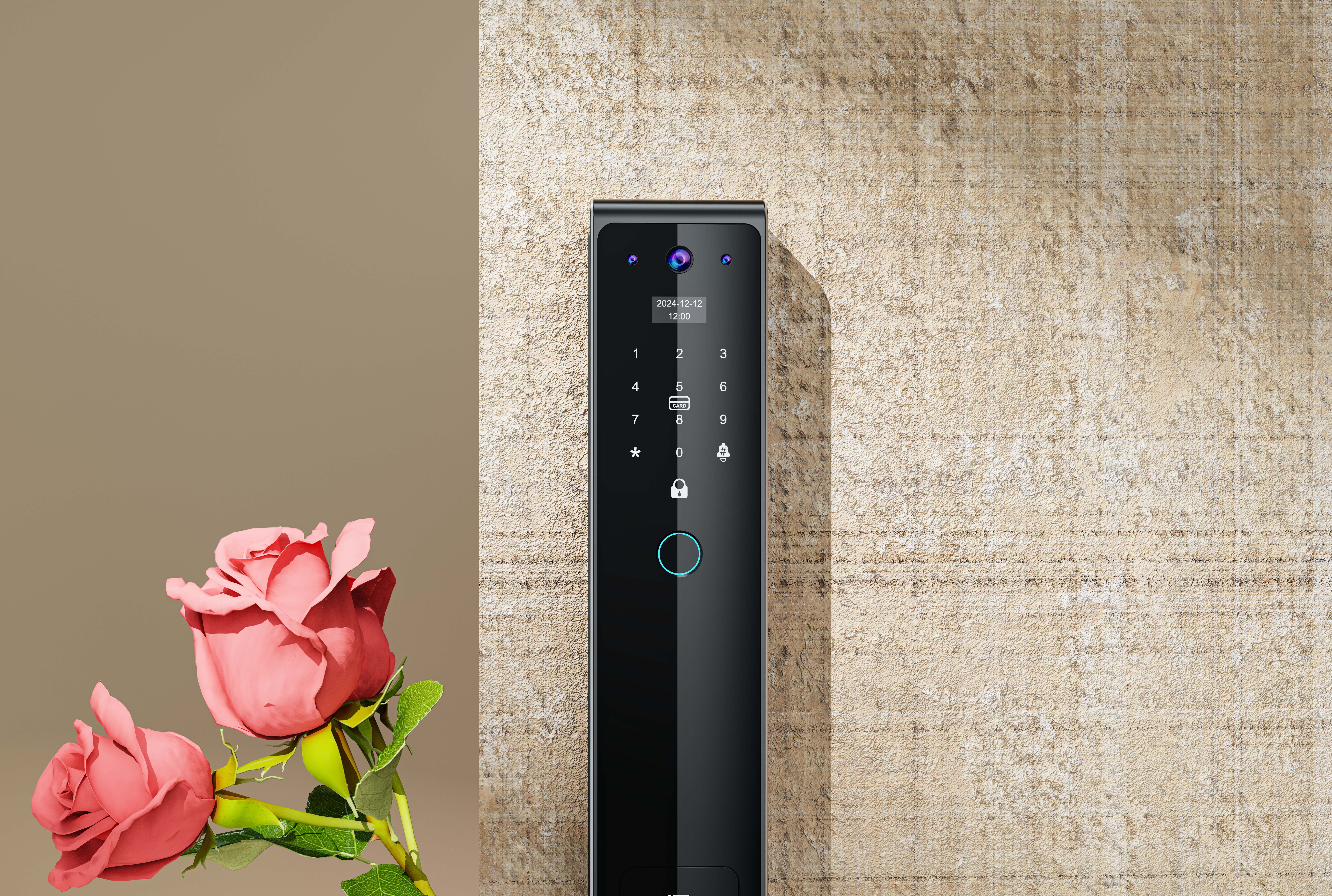 # Smart lock，# Fingerprint lock，# Smart door lock，# Smart Home，#Industrial Design，#Product design，# Design，# Products，