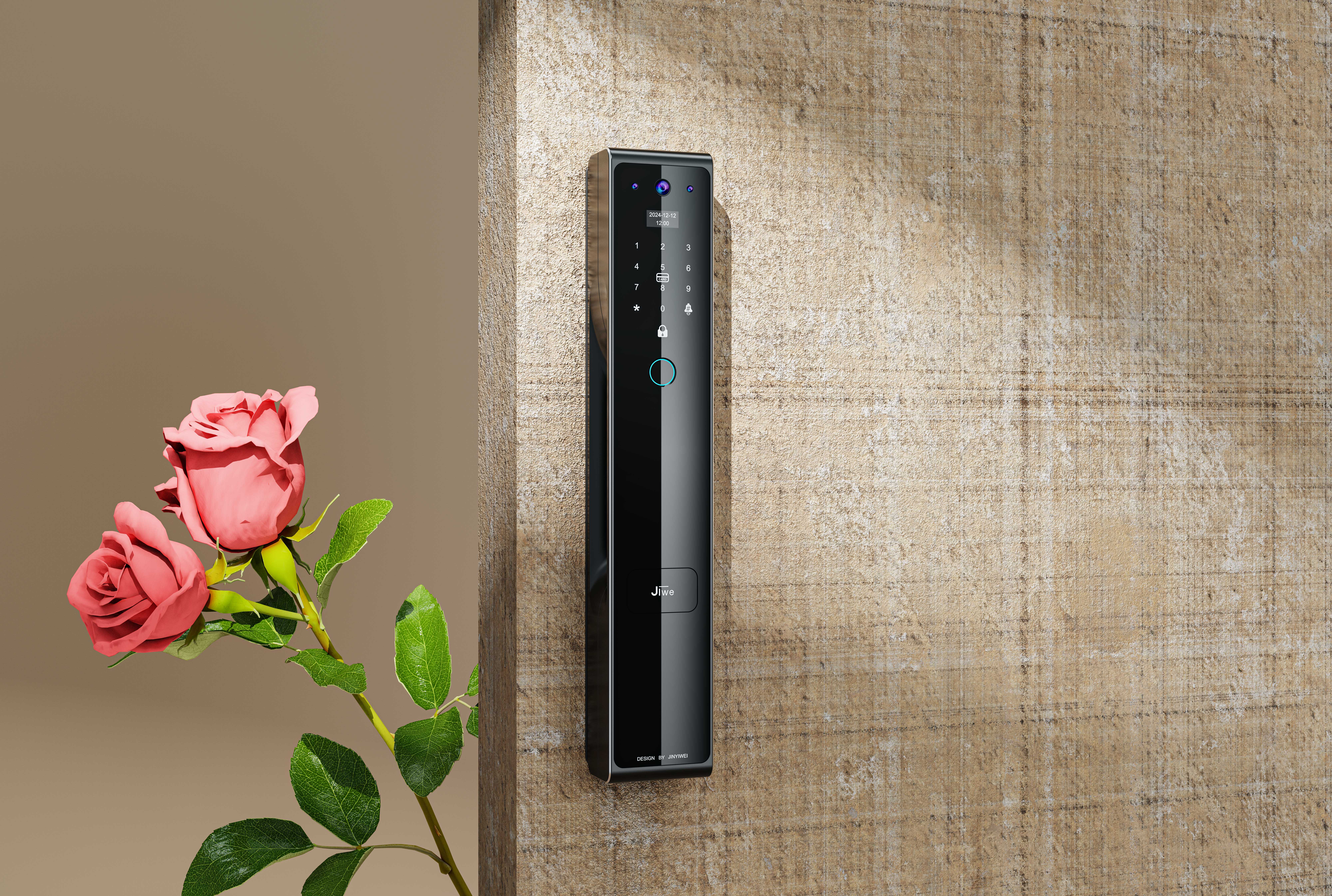 # Smart lock，# Fingerprint lock，# Smart door lock，# Smart Home，#Industrial Design，#Product design，# Design，# Products，