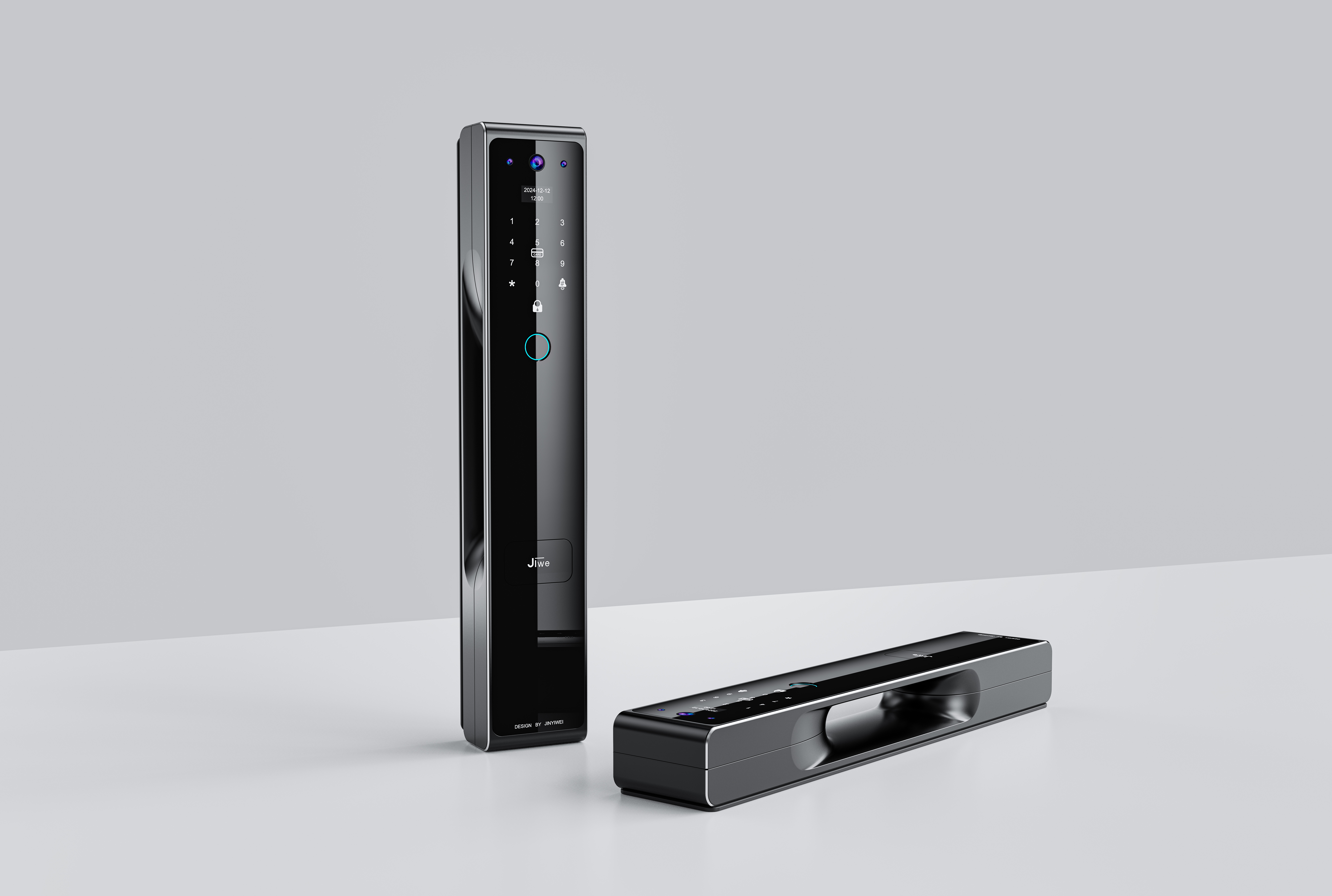 # Smart lock，# Fingerprint lock，# Smart door lock，# Smart Home，#Industrial Design，#Product design，# Design，# Products，