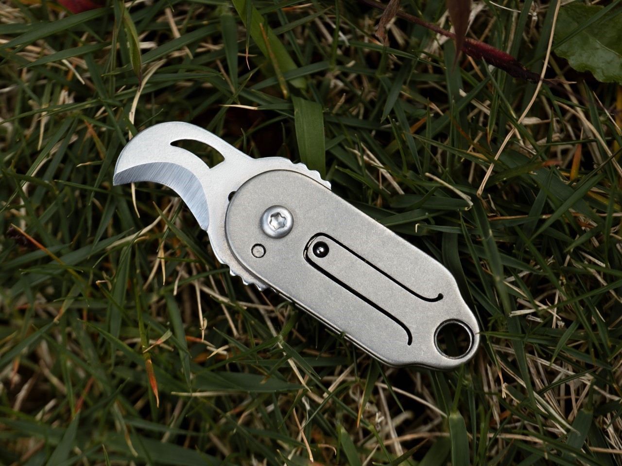 Titanium knife，Portable，EDC，ScytheBlade，Mini，