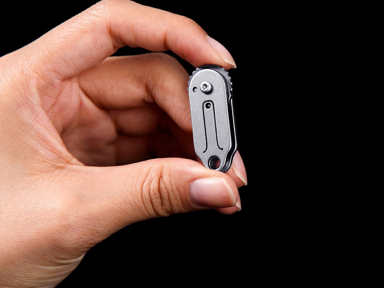 Titanium knife，Portable，EDC，ScytheBlade，Mini，