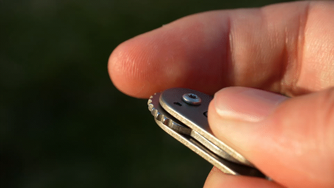 Titanium knife，Portable，EDC，ScytheBlade，Mini，