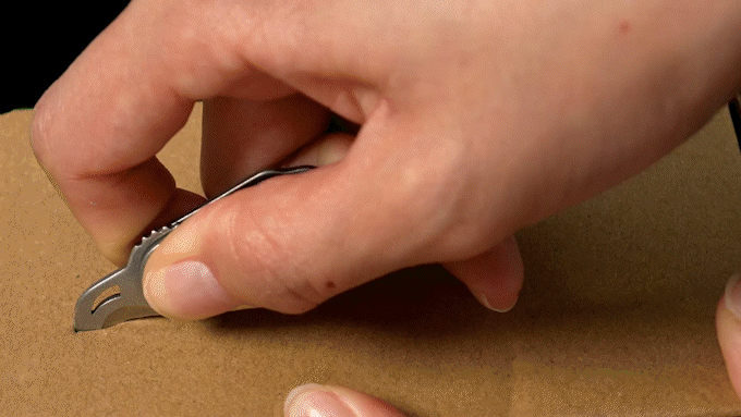 Titanium knife，Portable，EDC，ScytheBlade，Mini，