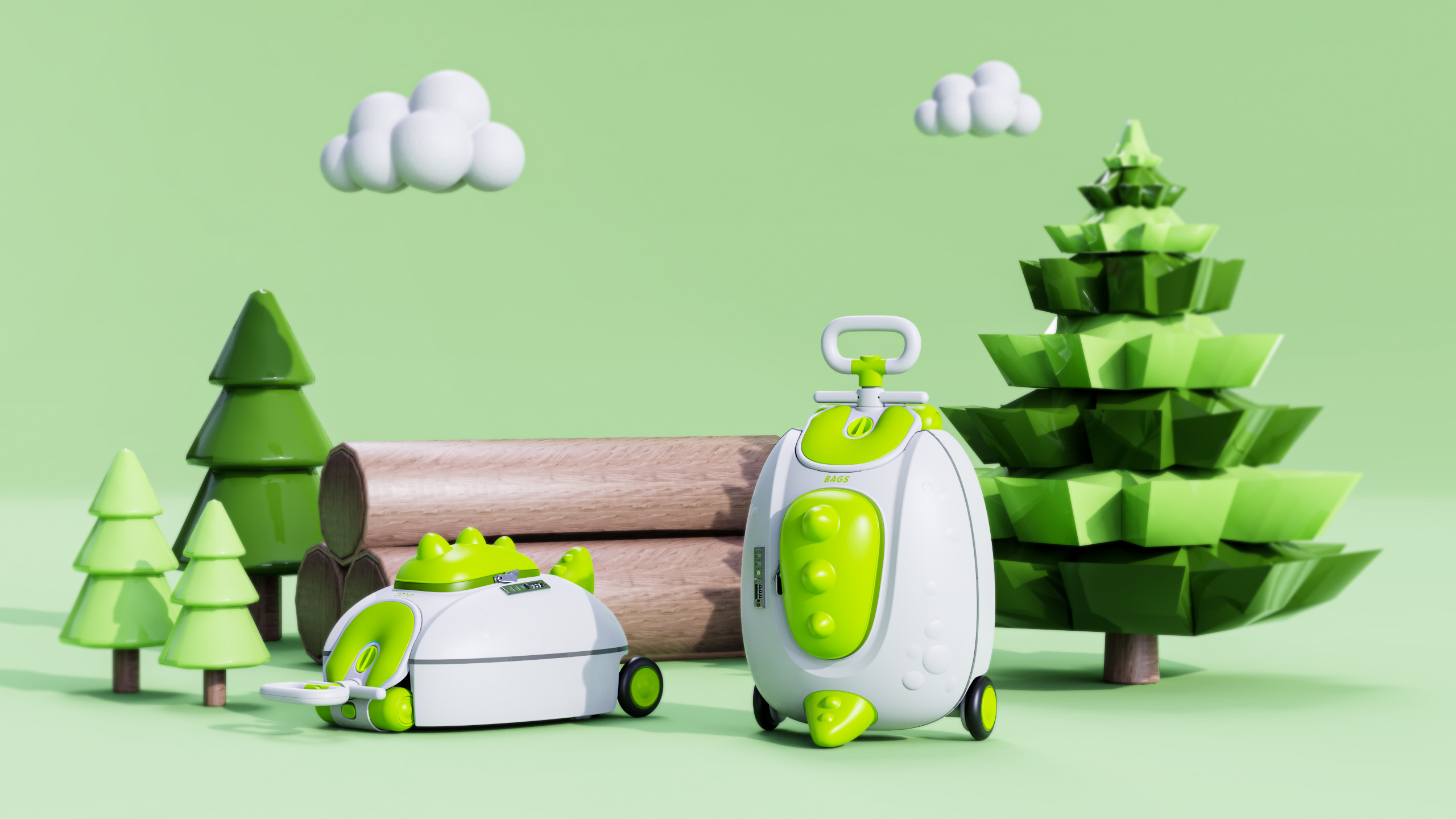 Creative design，industrial design，product design，Children's suitcase，Child Walking Artifact，Children's car design，