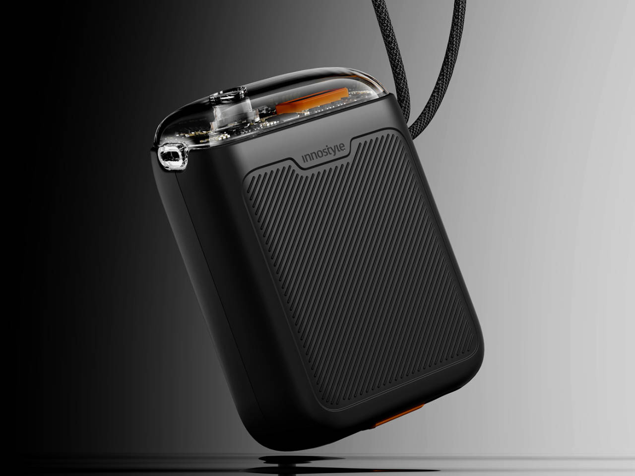 Innostyle，portable source，Portable charging，Transparent design，