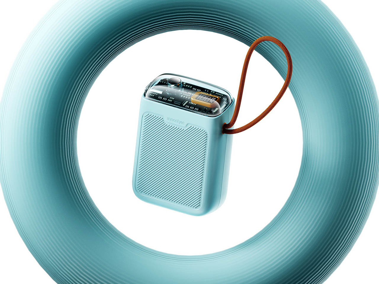 Innostyle，portable source，Portable charging，Transparent design，