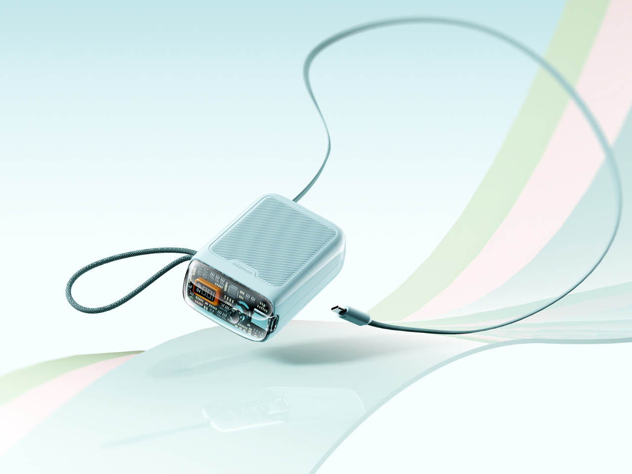 Innostyle，portable source，Portable charging，Transparent design，