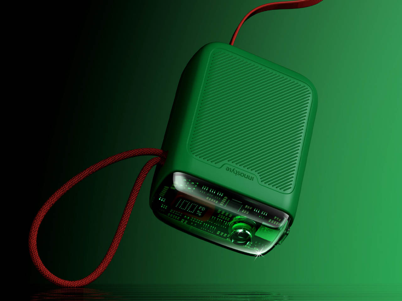 Innostyle，portable source，Portable charging，Transparent design，