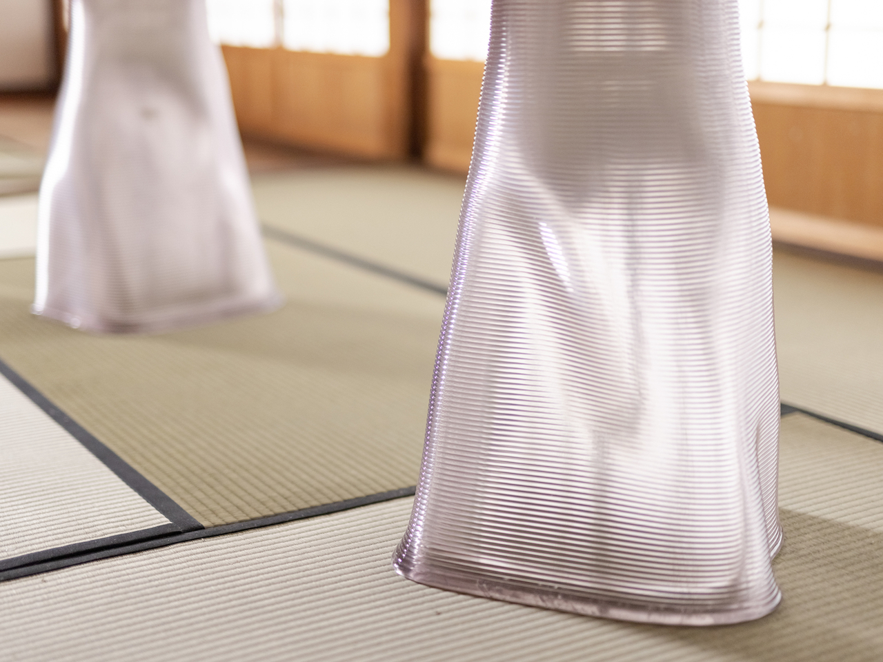 Floating Forest，3D printing，Sustainable design，wooden tables ，irregular morphology，