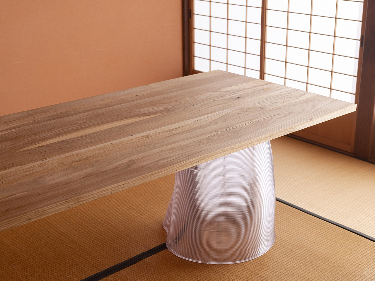 Floating Forest，3D printing，Sustainable design，wooden tables ，irregular morphology，