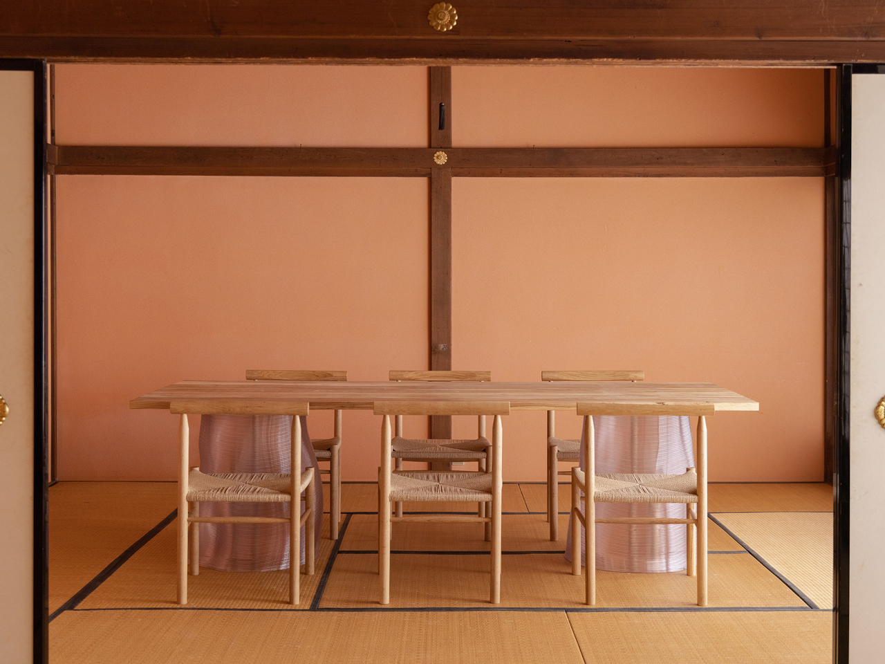 Floating Forest，3D printing，Sustainable design，wooden tables ，irregular morphology，