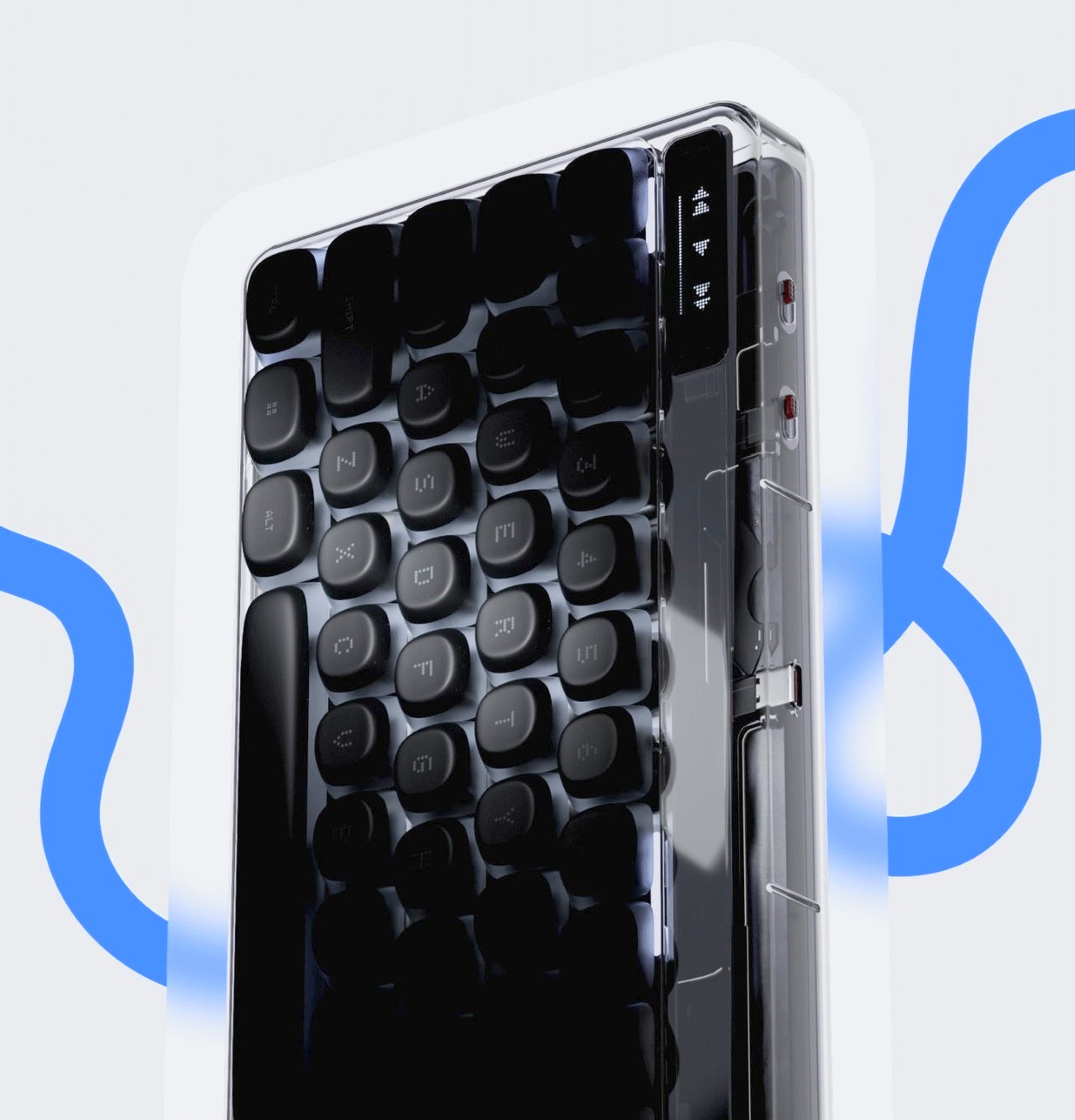 wireless keyboard，Mechanics，Nothing，Pudding Keycaps，Digital accessories，