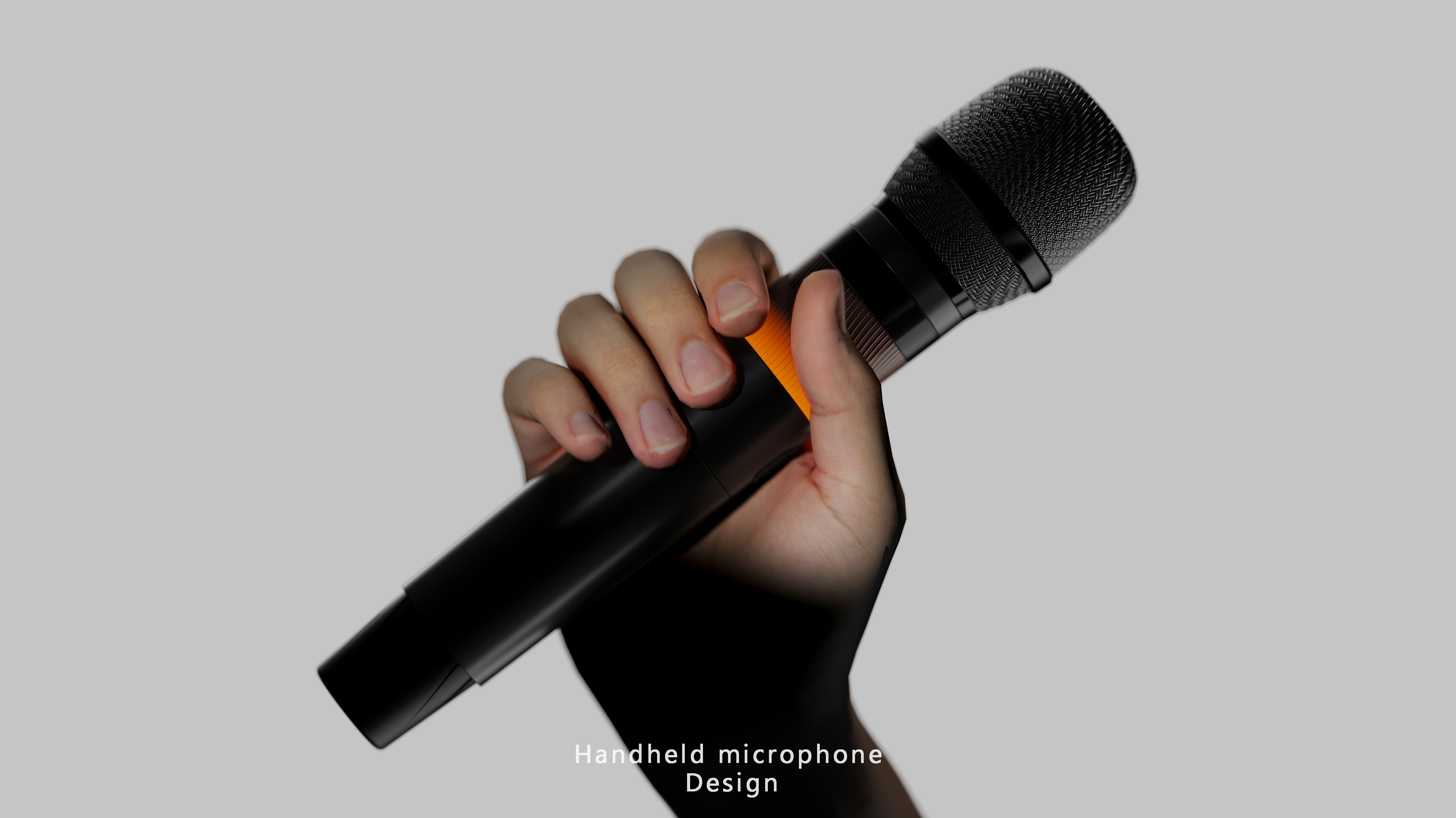 Handheld microphone，Design Exploration，Sense of science and technology，