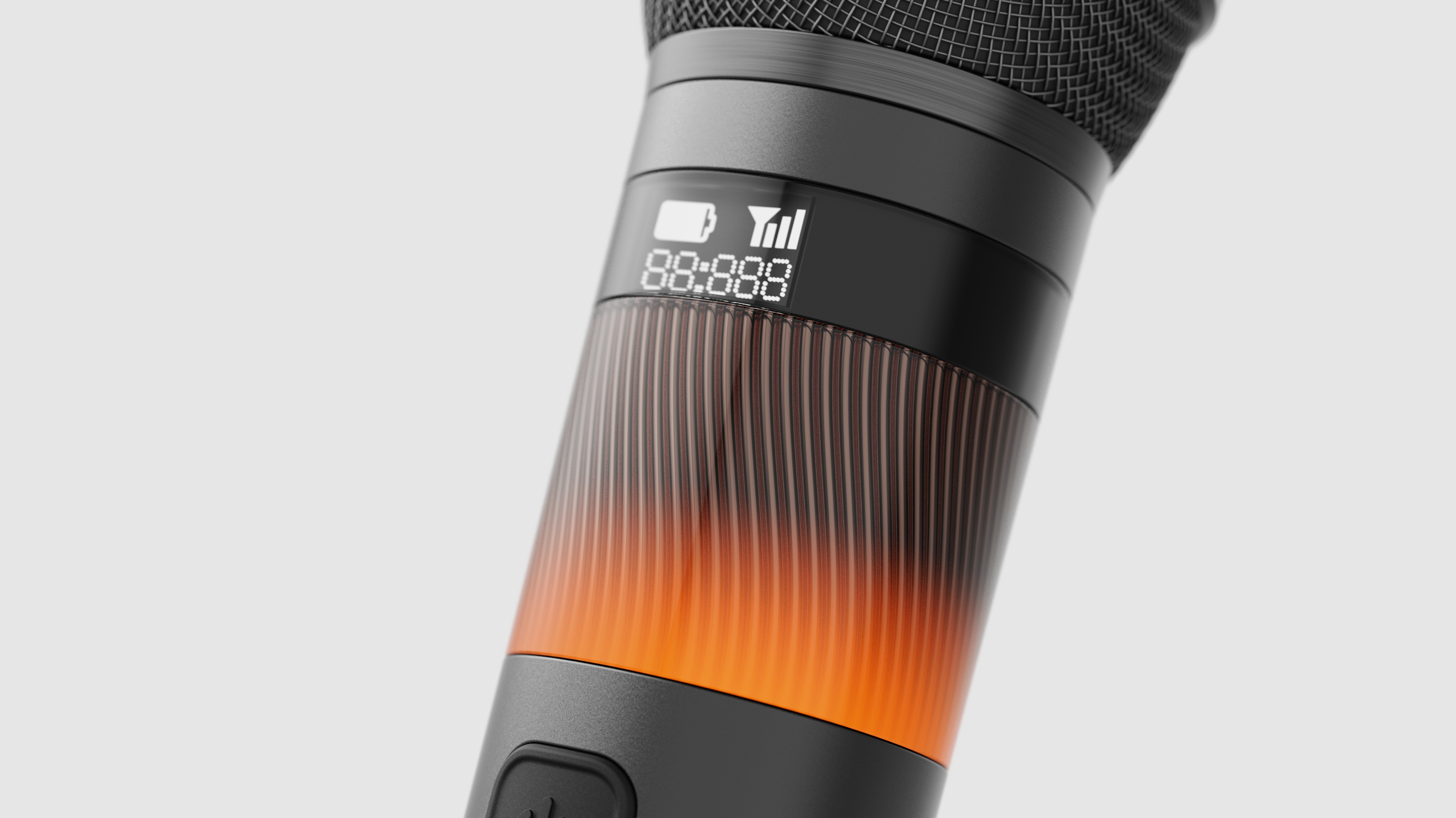 Handheld microphone，Design Exploration，Sense of science and technology，