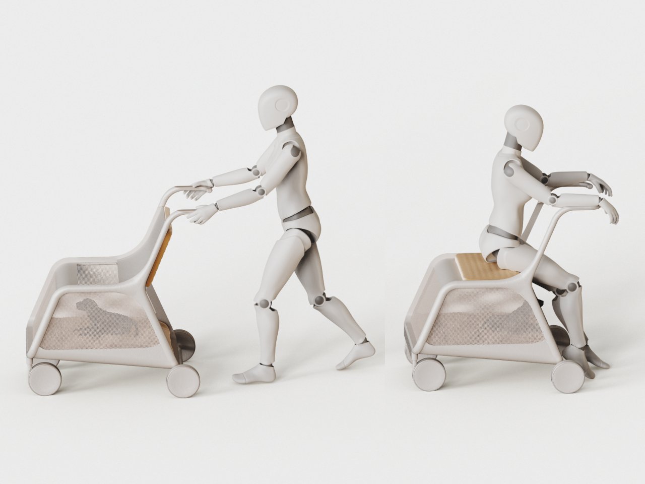 TOOS，Walking aid，Pet carrier，Travel for the elderly，