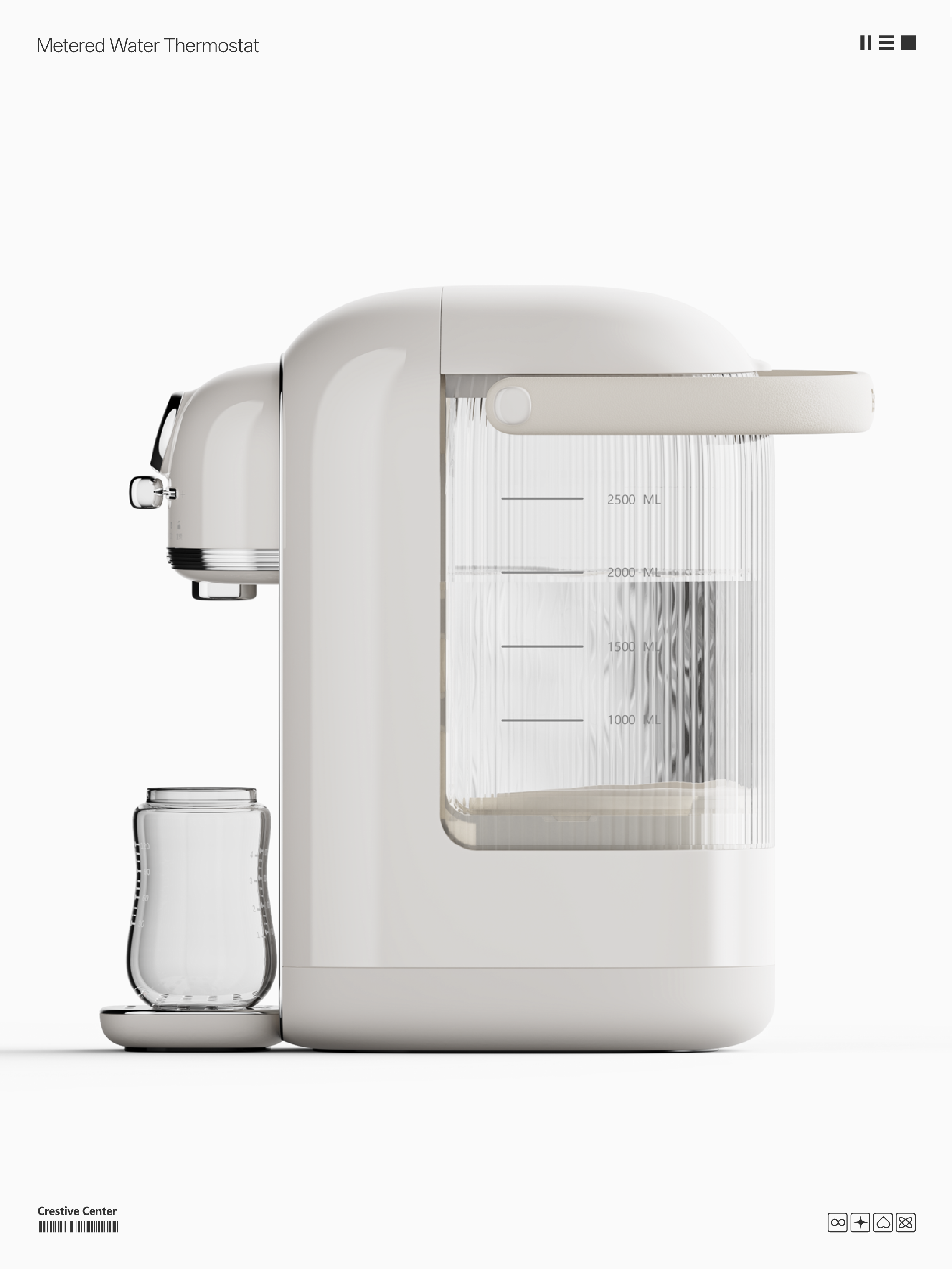 Thermostatic milk mixer，thermostatic pot，Quantitative Kettle，Design case，product design，industrial design，Balzano Italian brand，Centennial Classic，