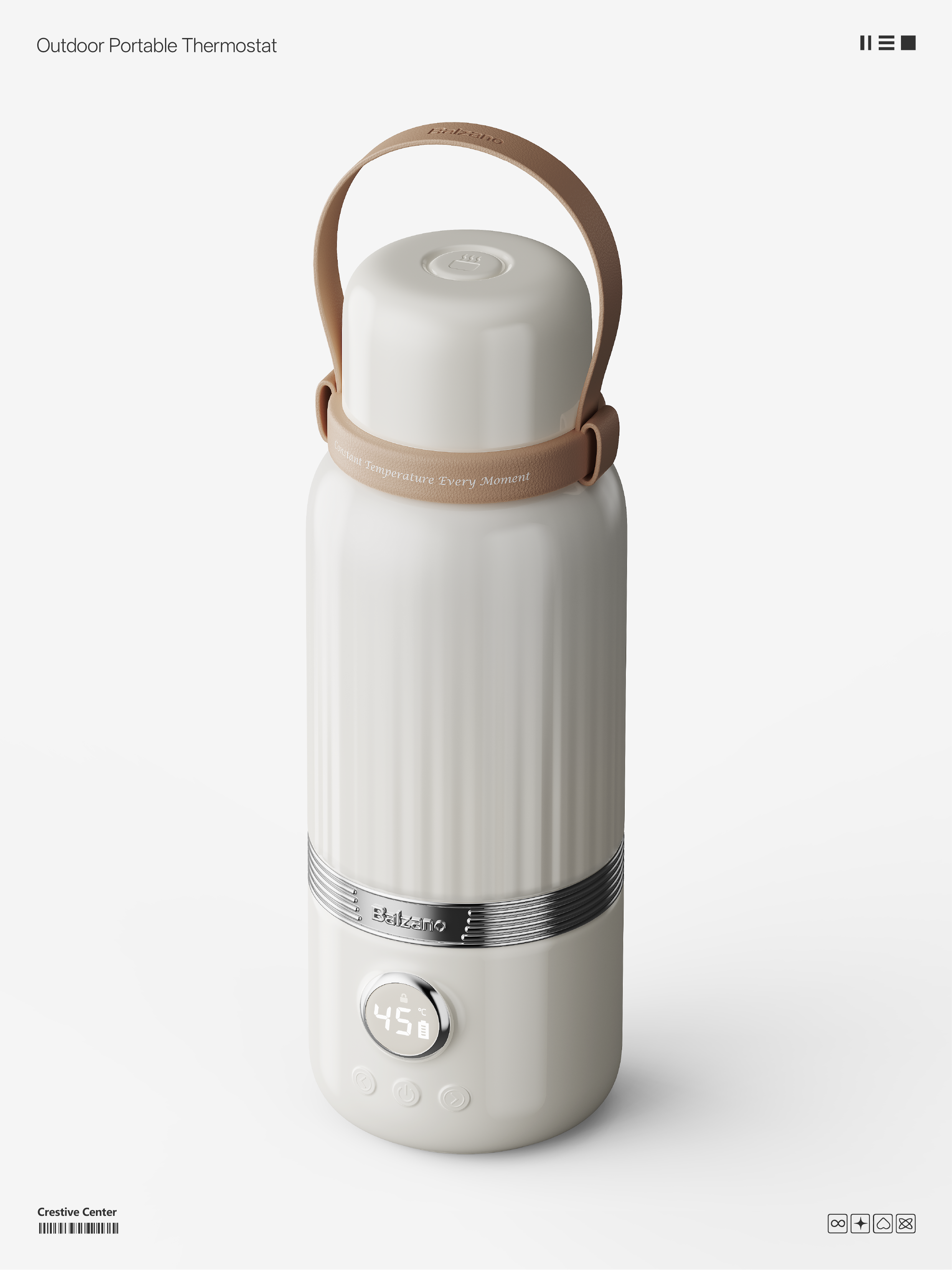 Thermostatic milk mixer，thermostatic pot，Quantitative Kettle，Design case，product design，industrial design，Balzano Italian brand，Centennial Classic，