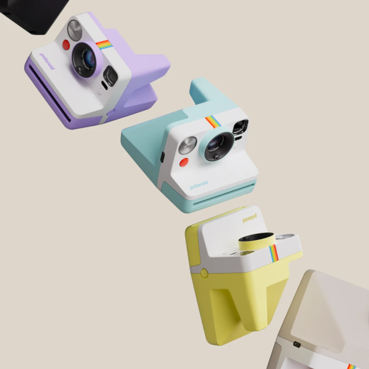 Polaroid，Retro Design ，Double lens，Auto focus，Instant photography，