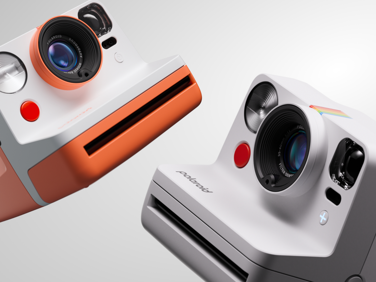 Polaroid，Retro Design ，Double lens，Auto focus，Instant photography，