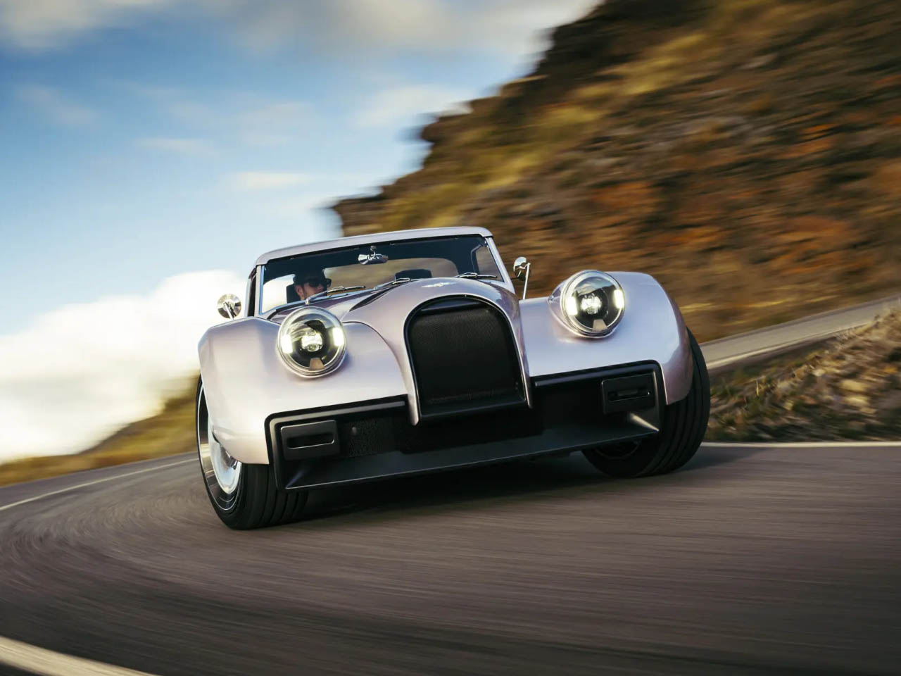Super car，Retro Aesthetics，Morgan Supersport，British car，aerodynamics，