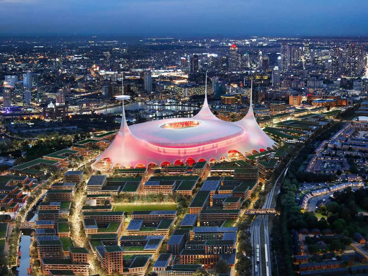 Manchester United，court，Solar Roof，Green environmental protection，Umbrella Roof，