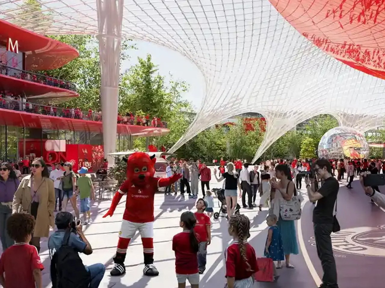 Manchester United，court，Solar Roof，Green environmental protection，Umbrella Roof，