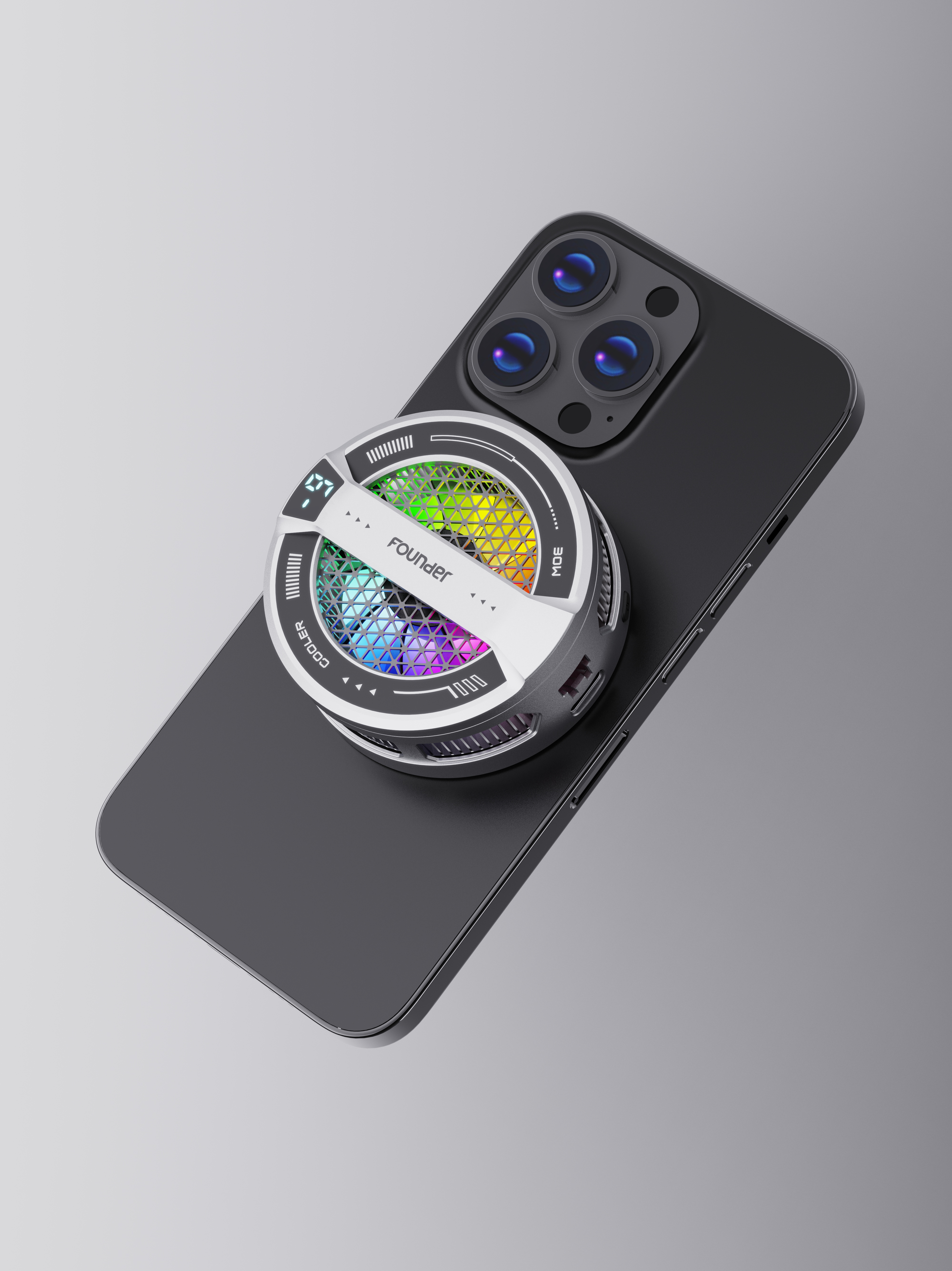 Mobile phone radiator，radiator，semiconductor，refrigeration，Icing，Intelligent temperature control，Magnetic attraction，