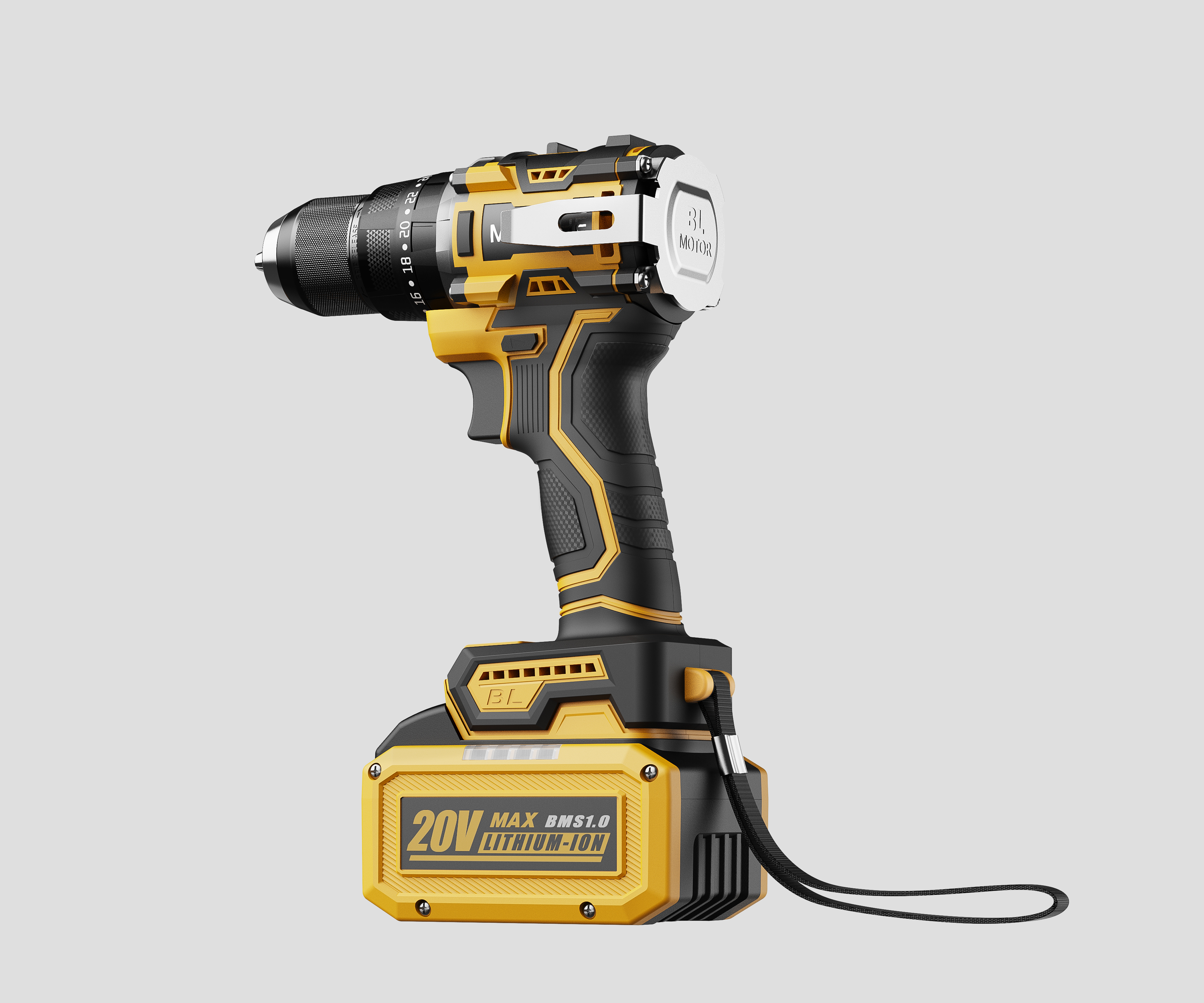 product design，Electric tool，Electric hand drill，Design rendering，Tools and equipment，