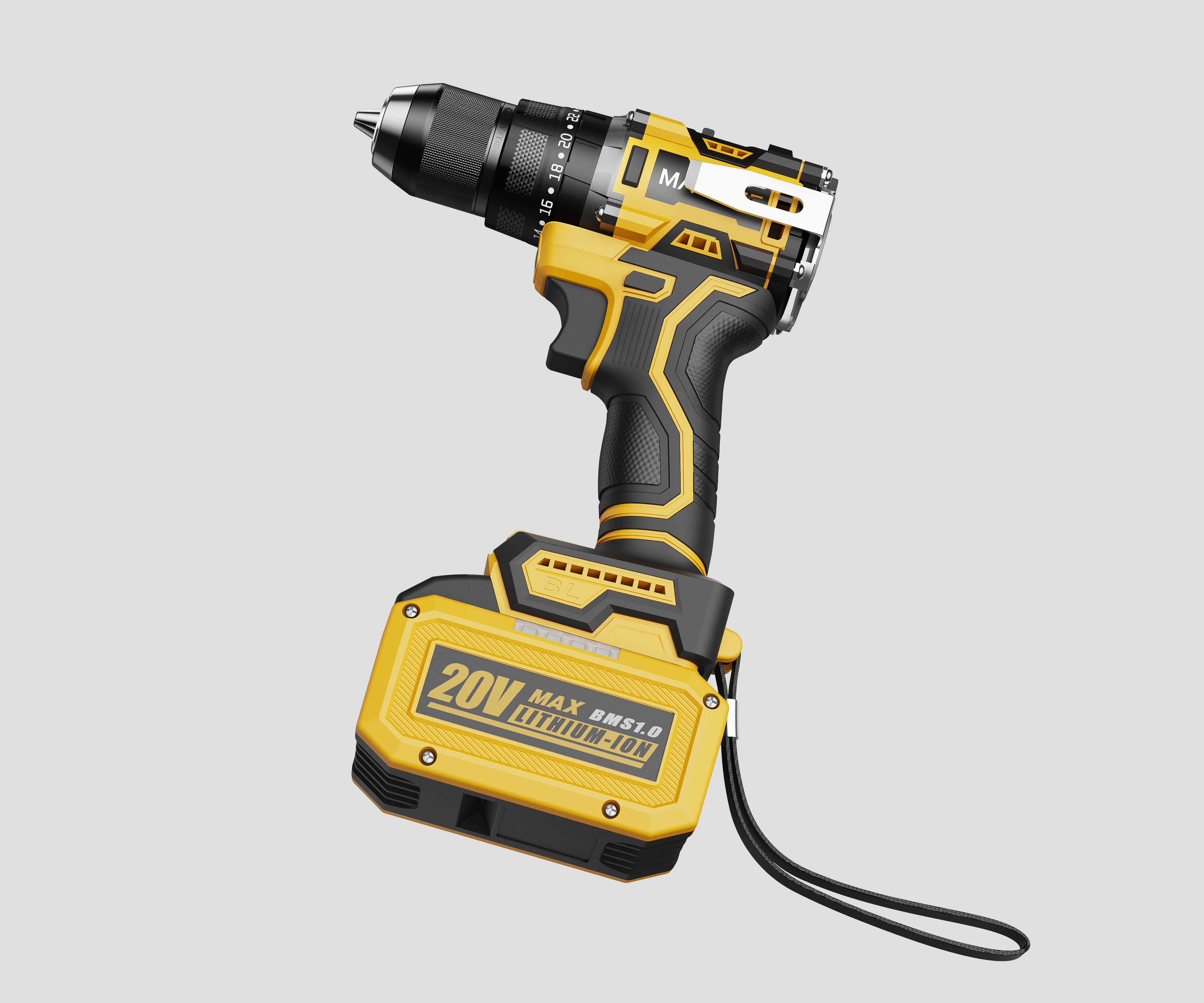 product design，Electric tool，Electric hand drill，Design rendering，Tools and equipment，