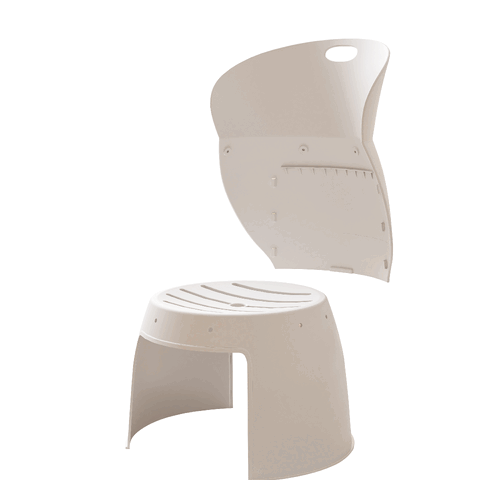 Barrel stool，Plastic stool，Stool，Injection molded stool，