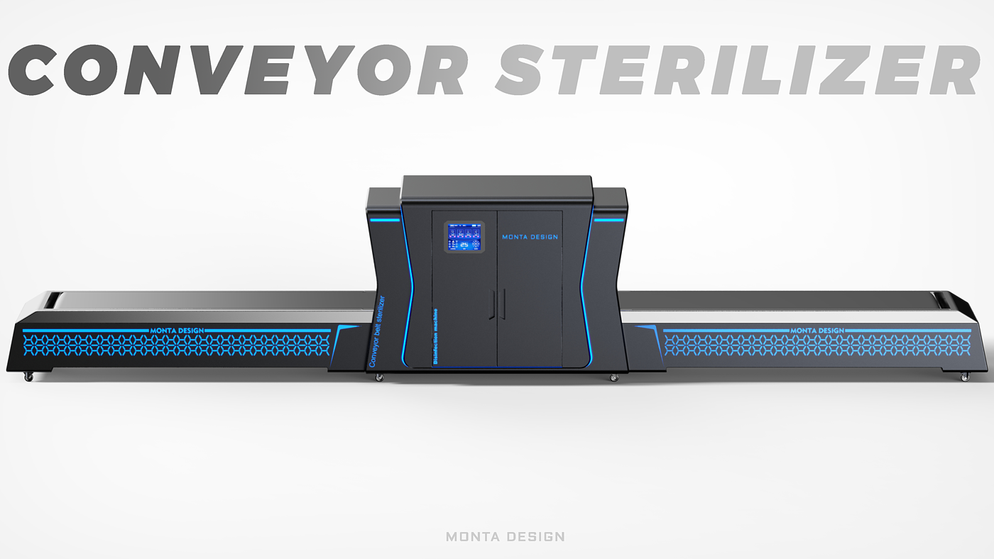 Conveyor belt，x，Sterilizer，Sheet metal equipment，sheet metal，Appearance design，