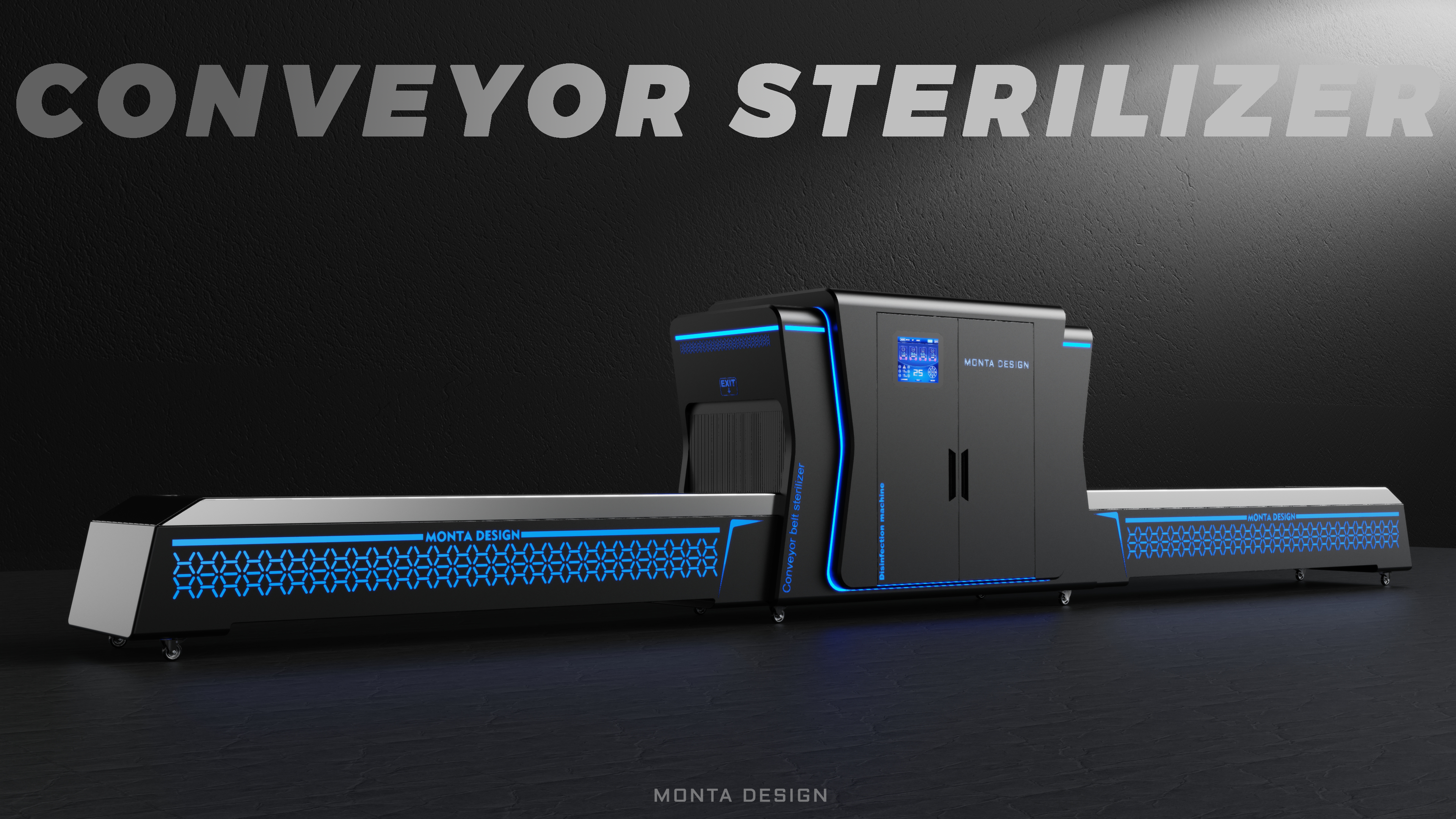 Conveyor belt，x，Sterilizer，Sheet metal equipment，sheet metal，Appearance design，