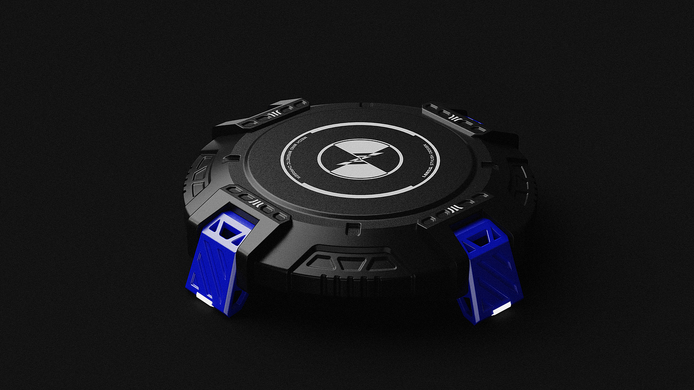 wireless charger ，Mecha wind，Functional wind，product design，conceptual design，3C products，