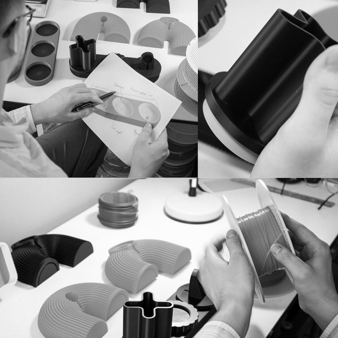 Board，3D printing，Desktop storage，pen container，modularization，