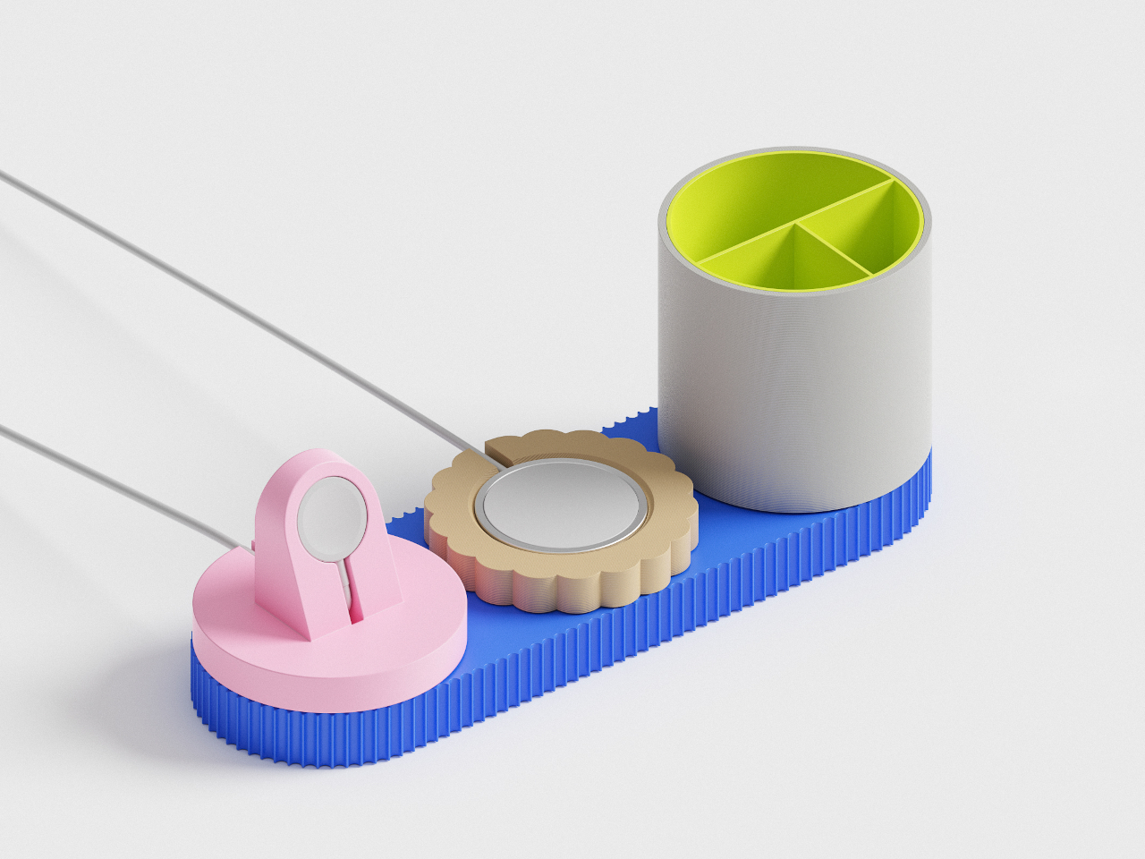 Board，3D printing，Desktop storage，pen container，modularization，