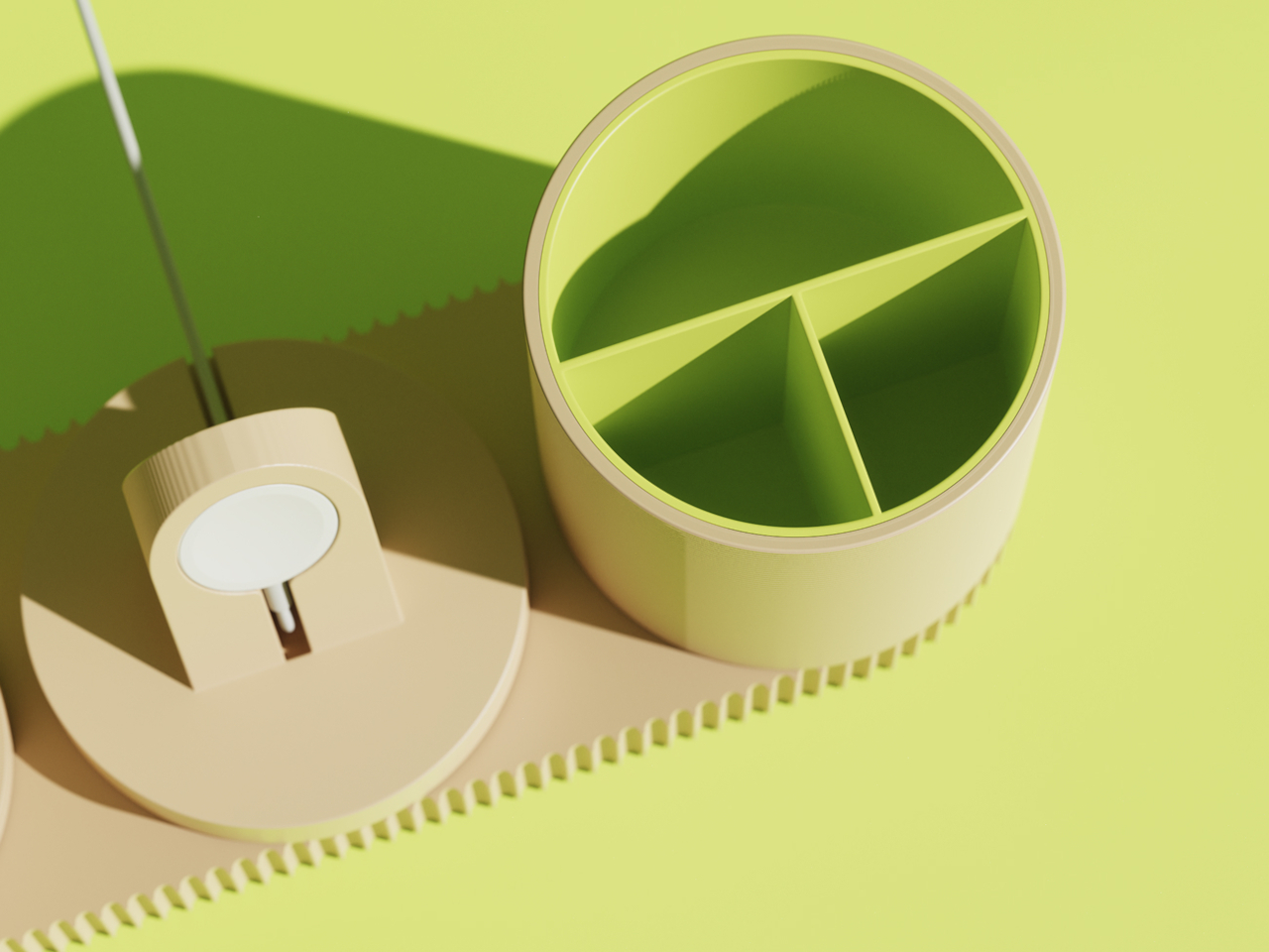 Board，3D printing，Desktop storage，pen container，modularization，