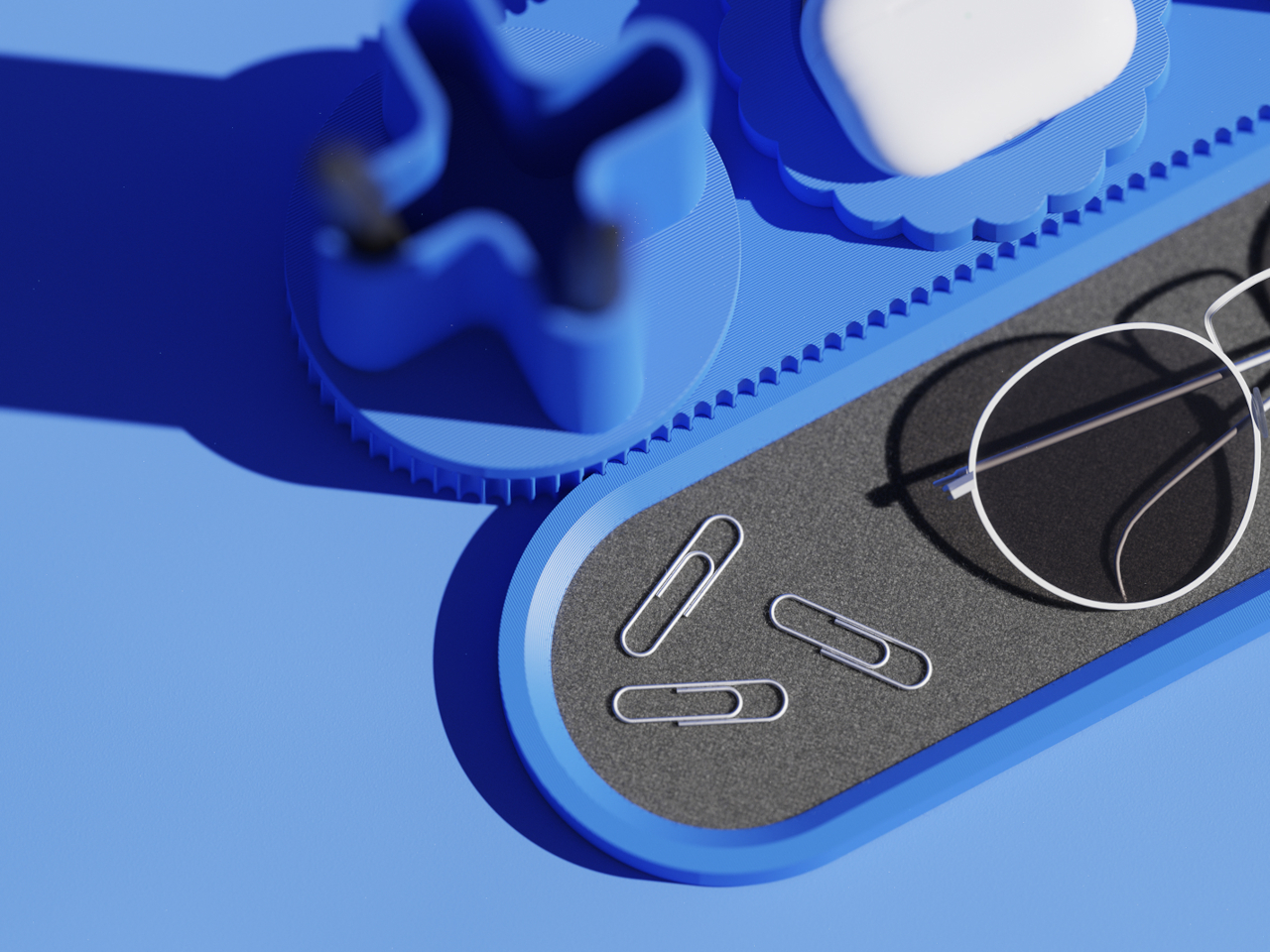 Board，3D printing，Desktop storage，pen container，modularization，