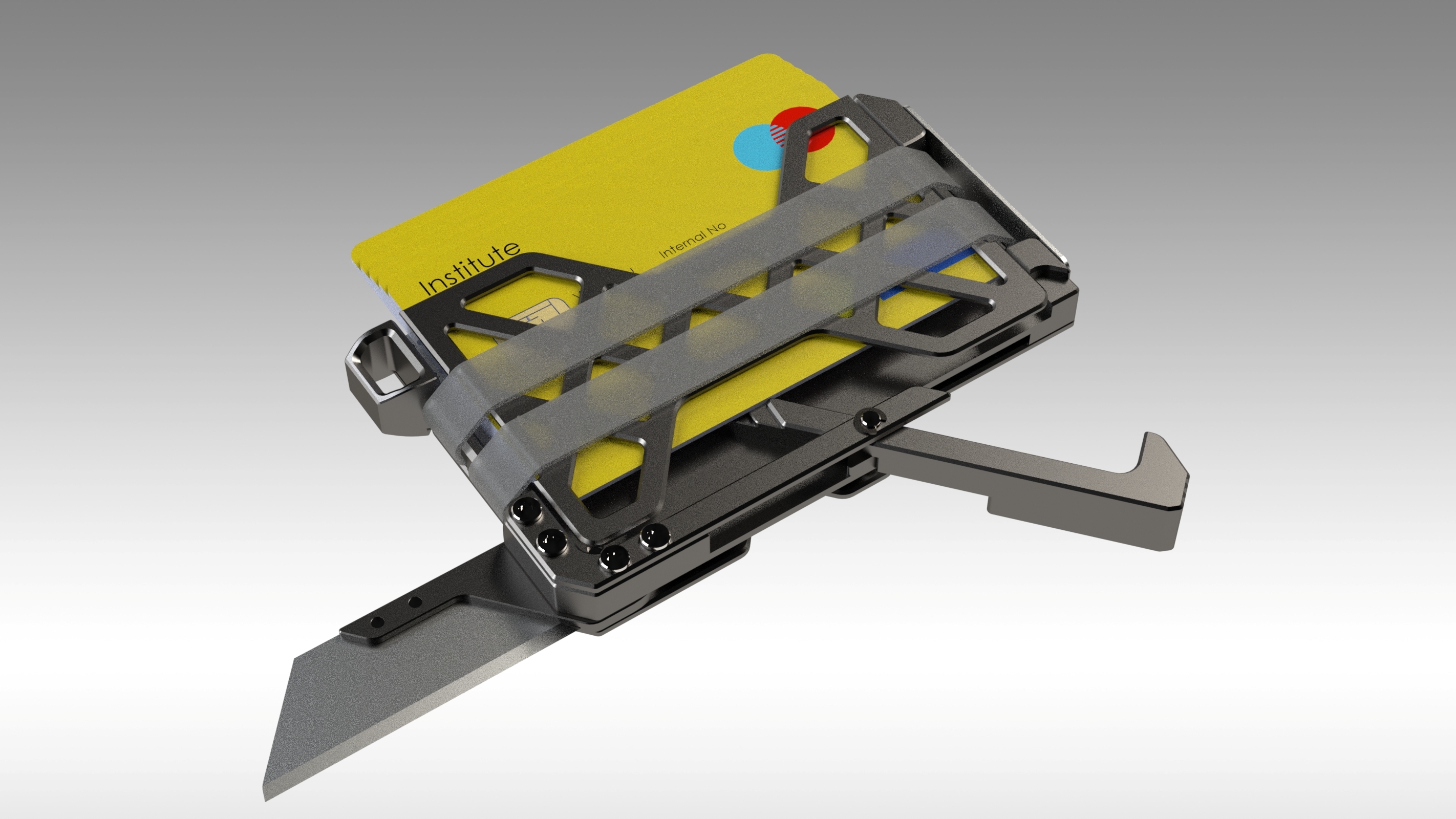 Card bag, wallet, mechanical design，