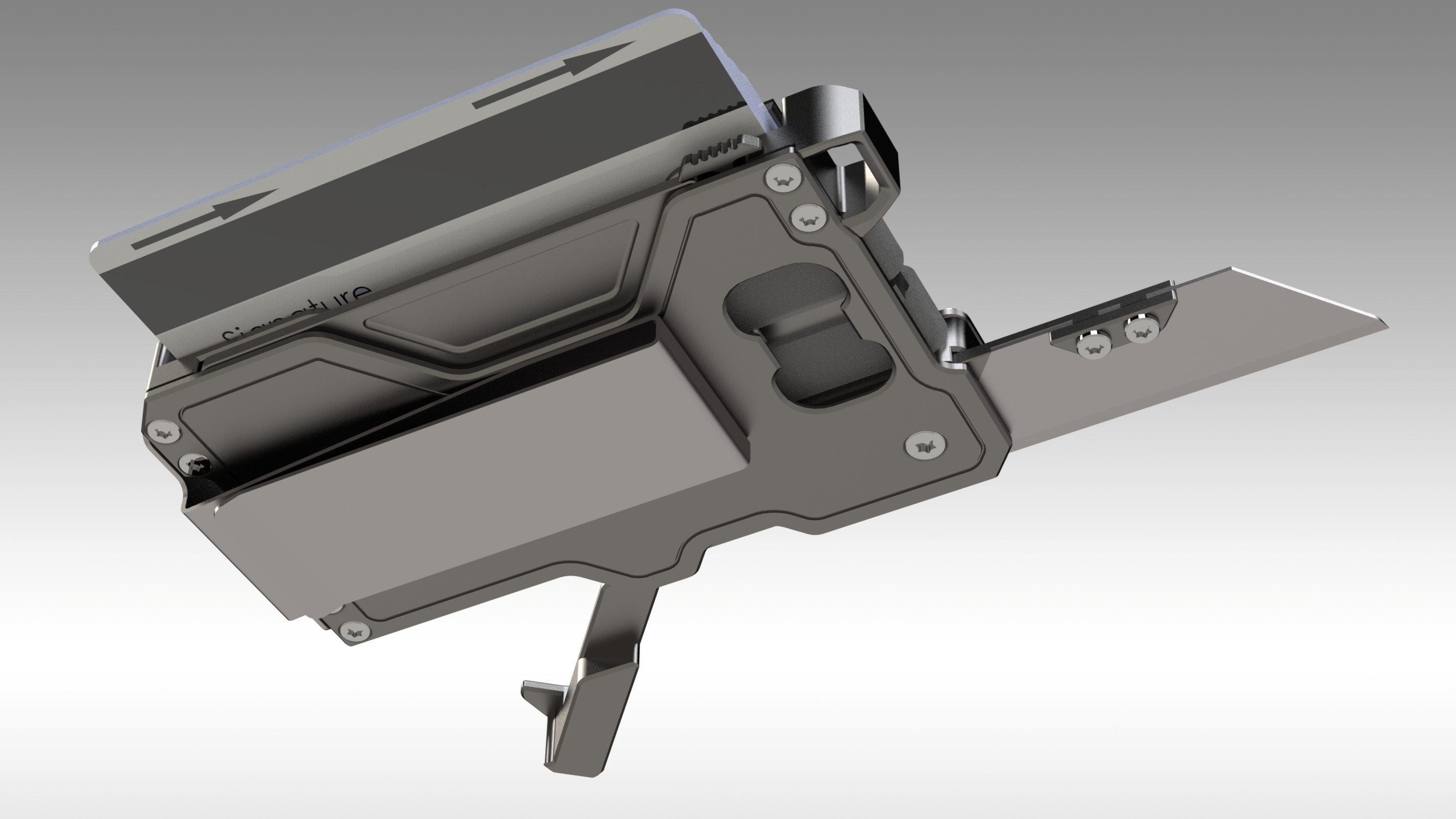 Card bag, wallet, mechanical design，