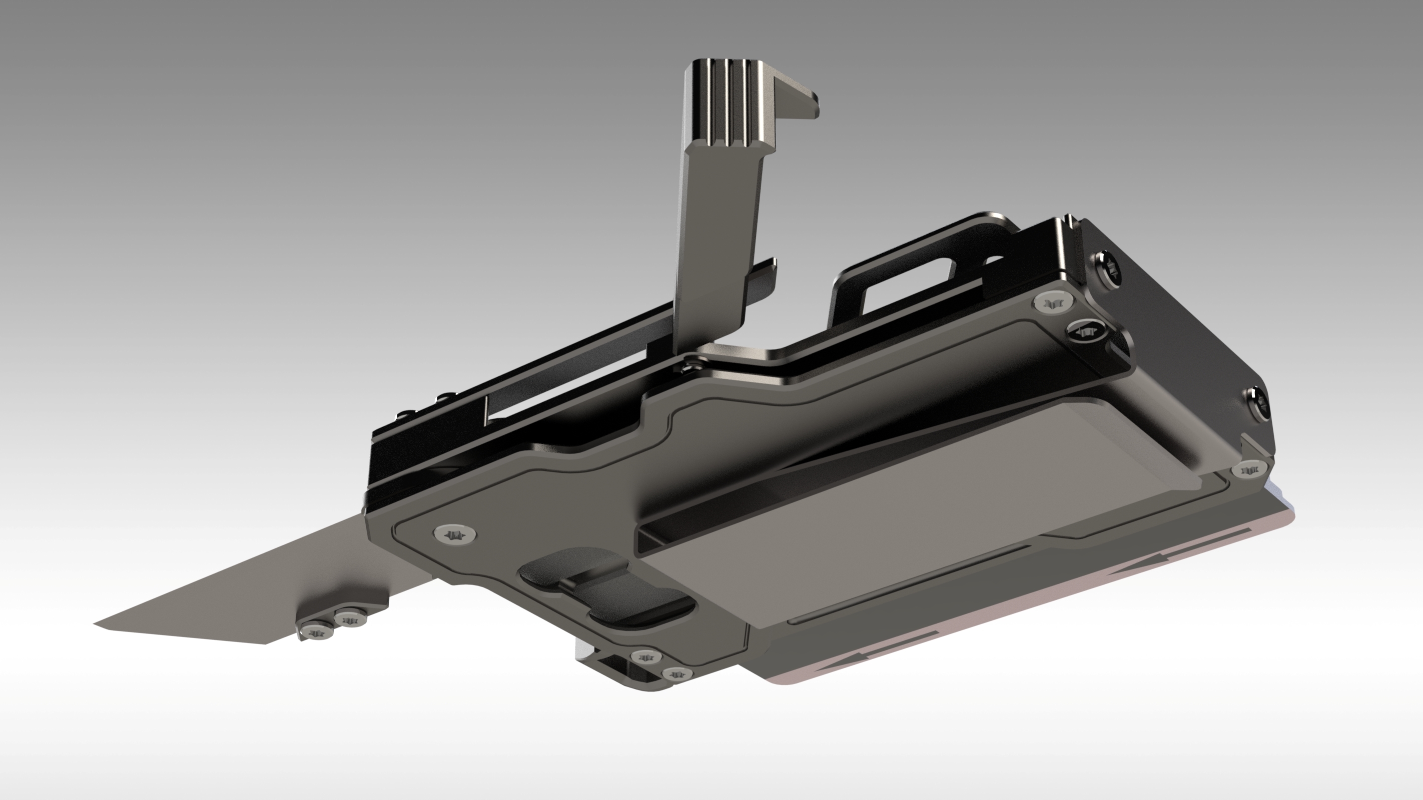 Card bag, wallet, mechanical design，