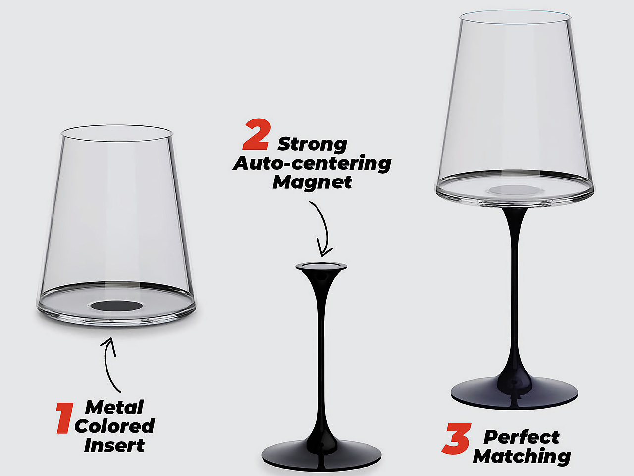 Splitglass，modularization，Save space，Trebonn，Wine cup，