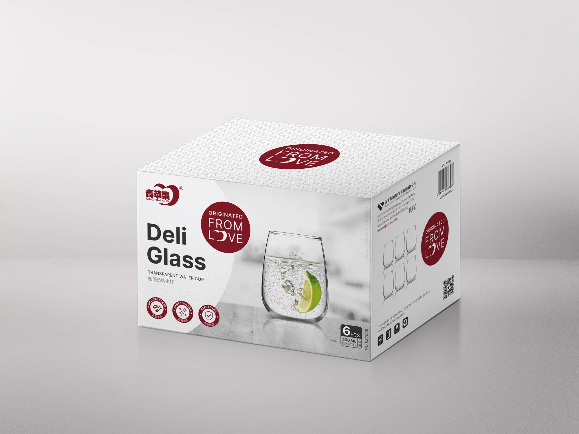 packing design，Glass packaging，Glassware，Brand packaging，Creative design，Italian original design，