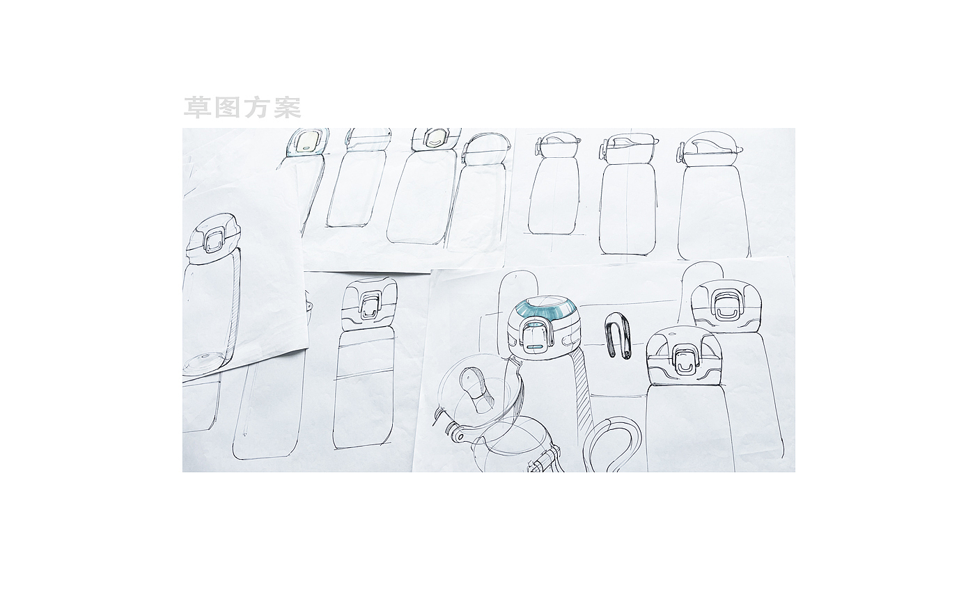 Water cup design, portable water cup, cup, plastic cup，