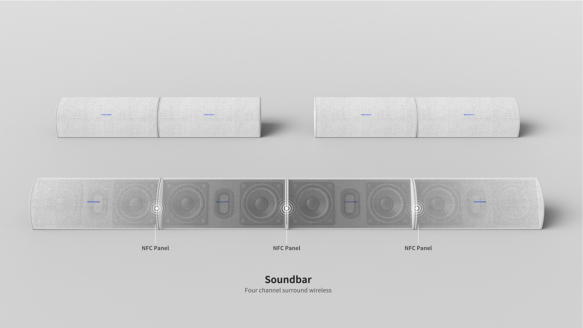 modularization，Digital，loudspeaker box，One Piece，