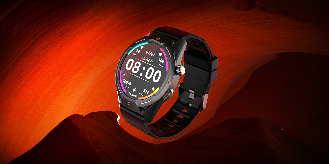 With screen，intelligence，3c，Wrist watch，Intelligent Watch，